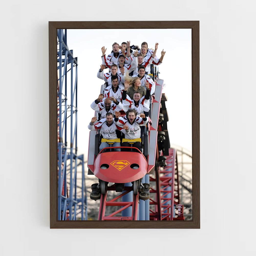 Poster Montagnes Russe à la Fête foraine – affiche Hockey sur glace (vue 5)